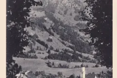 Rettenberg, Ortsansicht mit Grünten 1921