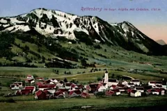 Rettenberg im Allgaeu mit Grünten 1917