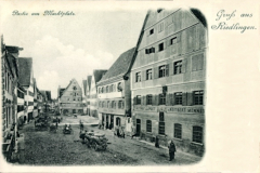 Riedlingen Marktplatz 1900