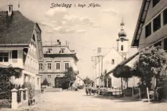 Scheidegg_Strassenpartie_mit_Kirche_um_1915_800
