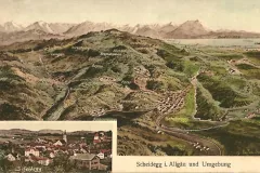Scheidegg_Allgaeu_Ortsansicht_Eugen_Felle_um_1915_800