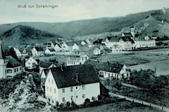 Gruss_aus_Schelklingen_mit_Kirche_1918_800
