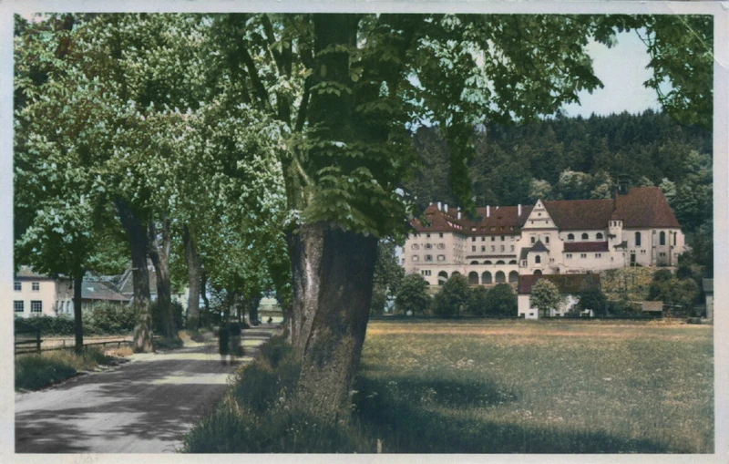 Franziskanerkloster Gorheim um 1920 (coloriert)