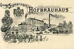 Hofbraeuhaus Maag Sigmaringen um 1900