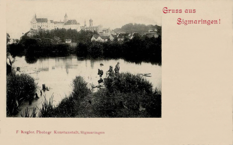 Sigmaringen_Stadtansicht_und_spielende_Kinder_in_der_Donau_1899_800