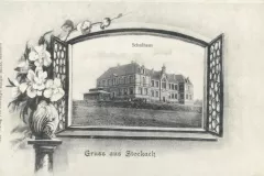 Gruss aus Stockach Schulhaus 1902