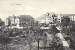 Stockach Ansichtskarte Ortspartie 1914