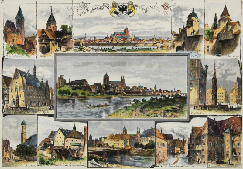 Reichsstatt_Ulm_Anno_1570_Kolorierter_Holzstich_von_J_J_Kirchner_1883_800