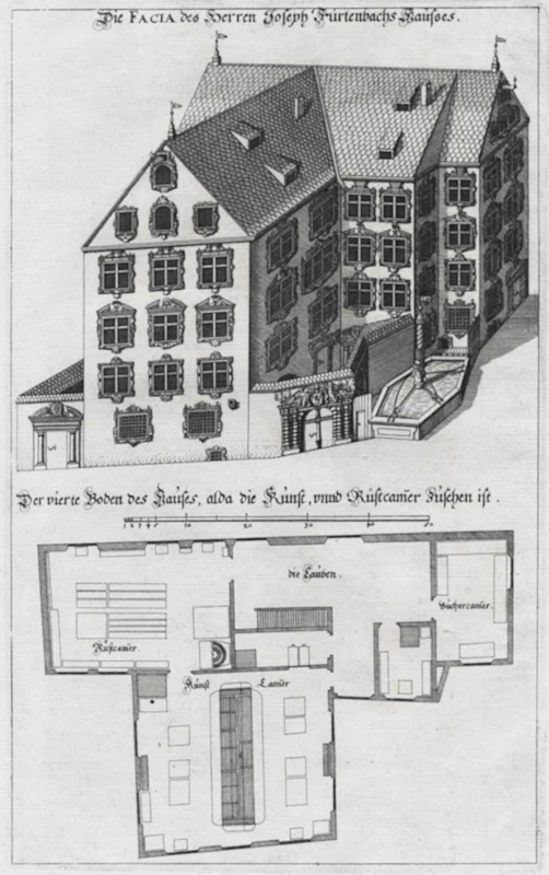 Ulm_Die_Facia_des_Herren_Joseph_Furtenbachs_Hauszes_Kupferstich_von_Merian_um_1645_800