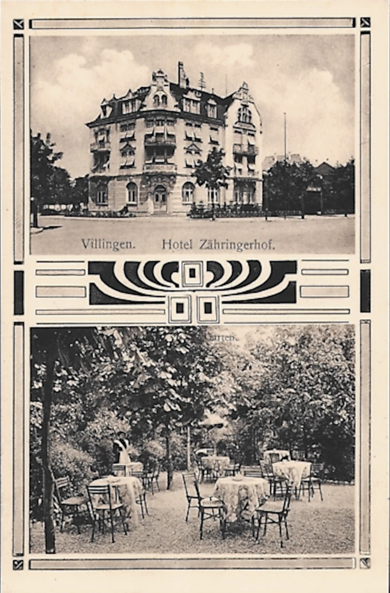 Villingen_Hotel_Zaehringerhof_Garten_um_1920_800