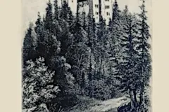 Waldburg Nordseite, 1918