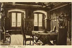 Waldburg, Rittersaal, Ansichtskarte von Eugen Felle um 1915