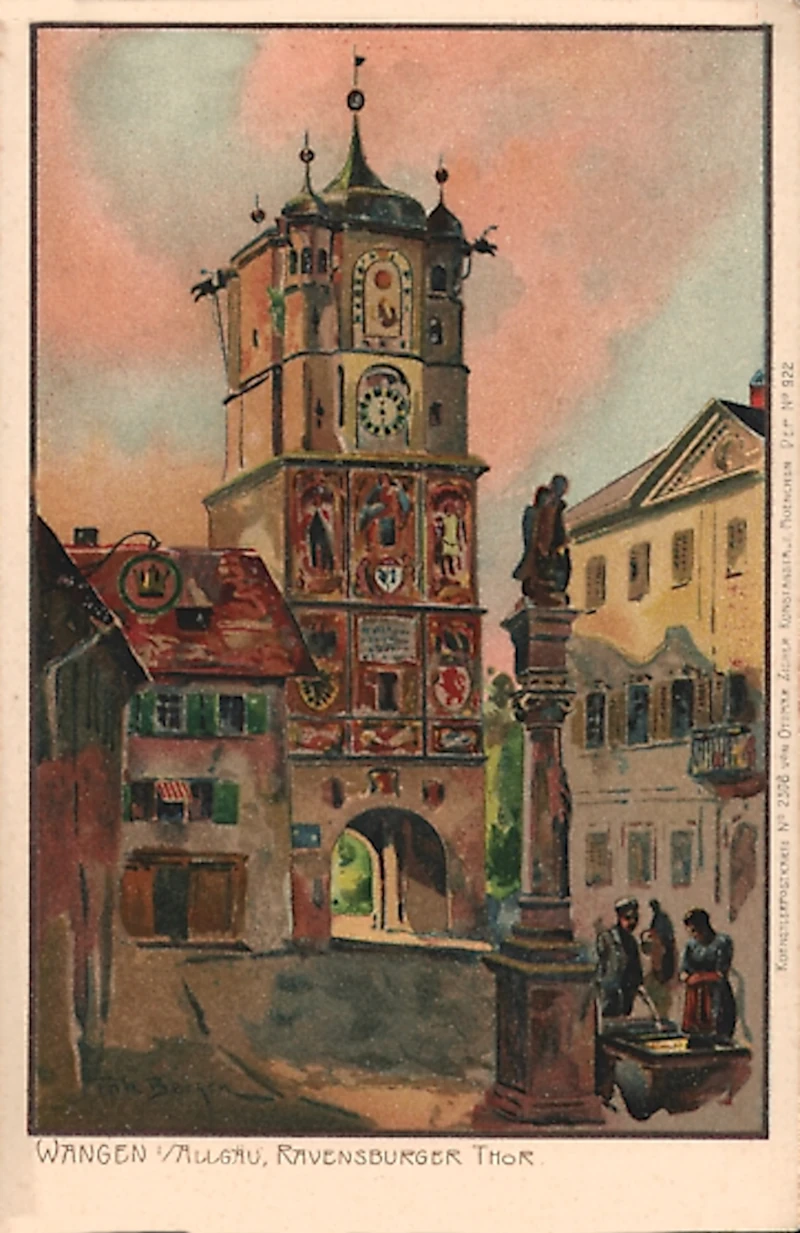 Wangen_Ravensburger_Tor_Fritz_Bergen_um_1920_800