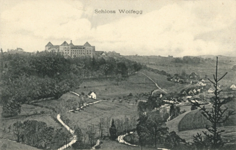 Schloss und Ort Wolfegg 1907