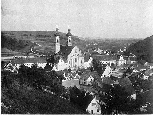 Klosterkirche Zwiefalten, Fotografie von 1890