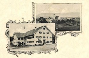 Postkarte Roßhaupten, 1903
