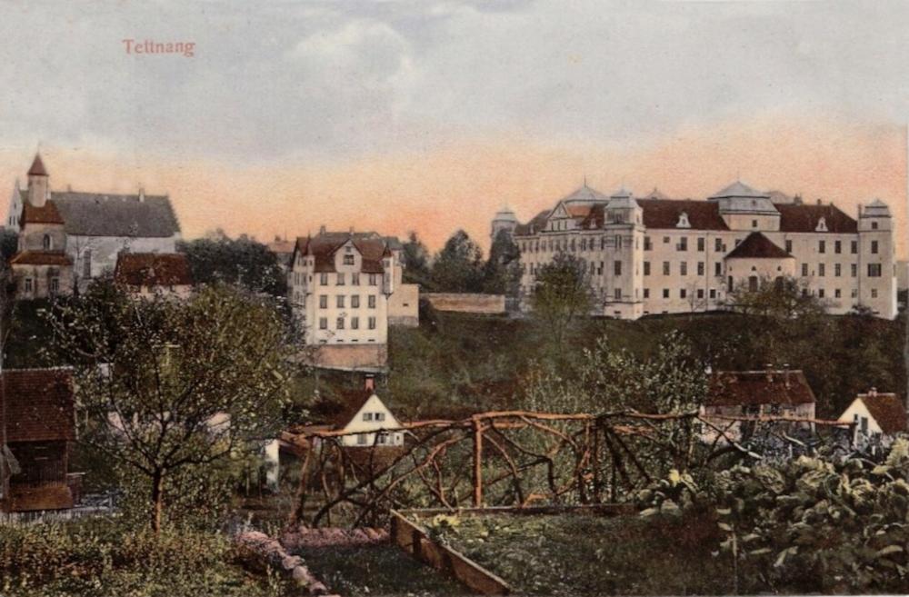 Tettnang mit Schloss um 1907