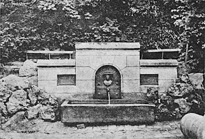 Die Hildegardsquelle zu Schwaighausen bei Kempten (aus:Reiser, 1895)