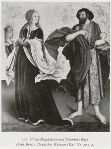 Bernhard Strigel: Zwei Heilige: Maria Magdalena und Johannes Bapt., um 1520