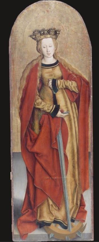 Bernhard Strigel: Die hl Katharina (Städl-Museum Frankfurt)1509
