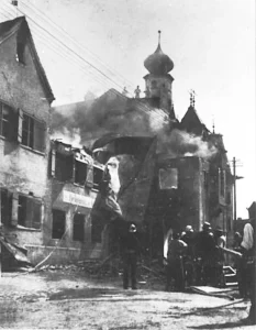 Brand vom Ochsen  in Isny 1898