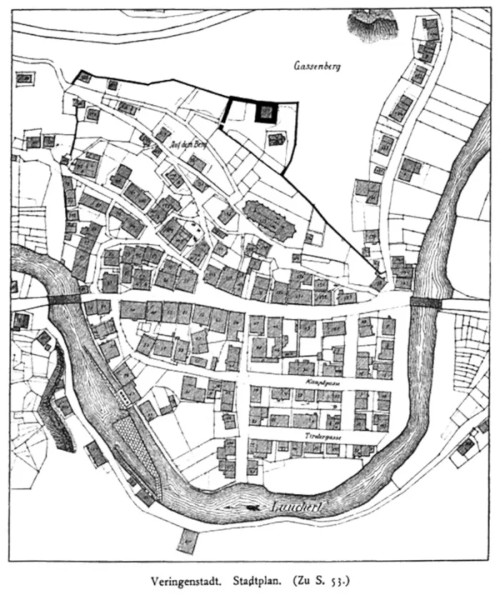 Stadtplan von Veringenstadt