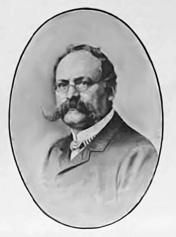 Portrait von Michael Buck, 1832-1888,Er schildert mit schwäbischen Begriffen sein Leben als Bauernsohn in Ertingen