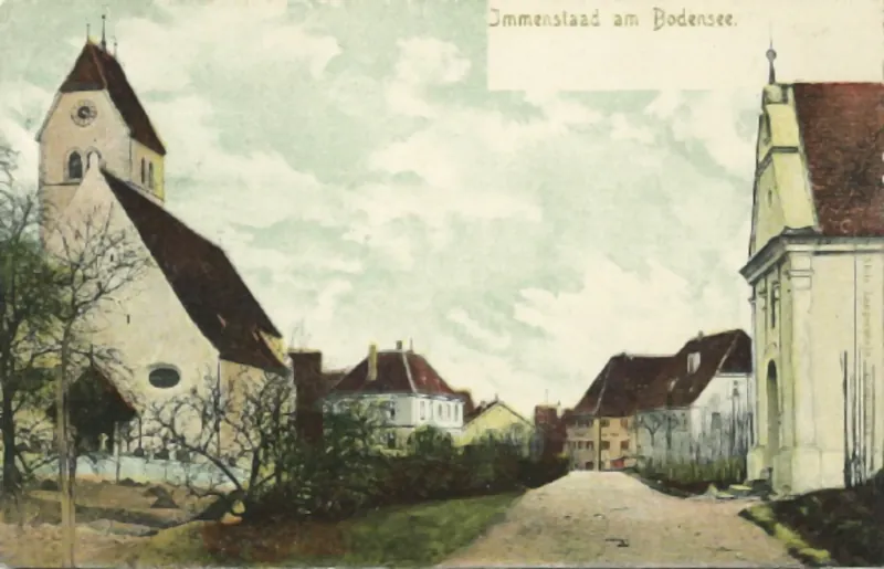 Immenstaad, Kirche Sankt Judokus um 1900