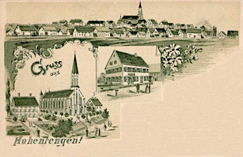 Hohentengen um 1905