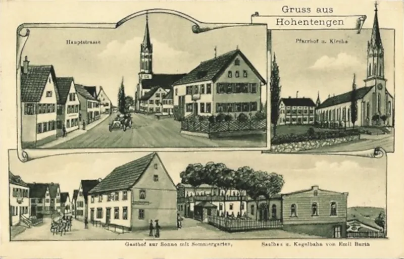 Gruss aus Hohentengen 1922