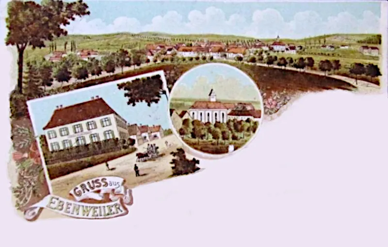 Gruss aus Ebenweiler 1902