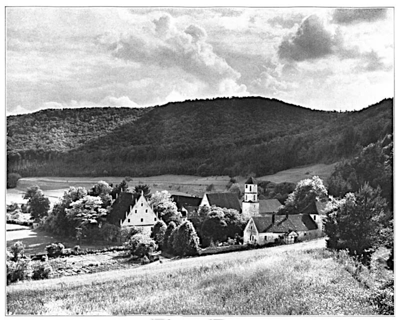 Kloster Urspring Schelklingen, Arthur von der Trappen (1870-1945), Aus der Serie "Unser Land" B65, 1925