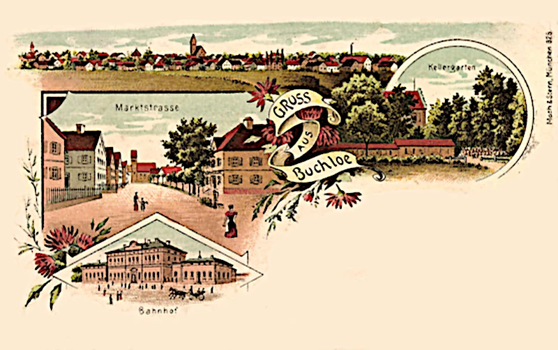 Gruss aus Buchloe 1901